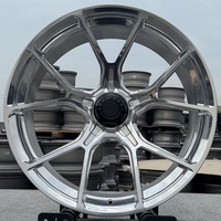 Jantes en alliage forgé concave profondes personnalisées de 19 20 21 22 23 24 pouces, verrouillage central, polies, monobloc, pour voitures de course BMW M5
