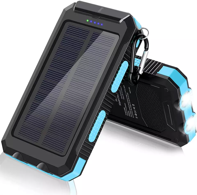 Hot Sales Portable 10000Mah 20000Mah Branded Battery Charger USB Type-C Ports Power Pack Outdoor Solar Power Bank