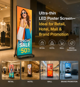 Pantalla LED Delgada para Interiores/Exteriores, Resistente al Agua, con un Paso de Píxeles de 2 mm, Brillo de 500 cd, Fondo de Escenario, Pantalla Digital Curva para Video - Product Image 1
