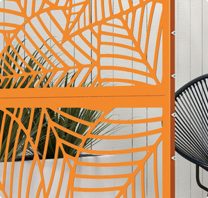 Heavy-Gauge kim loại riêng tư Màn hình Tác động chống phân vùng ngoài trời văn phòng Patio vườn gỗ thép Bảng điều chỉnh ngăn trang trí - Product Image 5