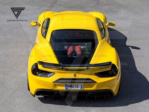Alerón Trasero de Fibra de Carbono Novt para Ferrari <span class=keywords><strong>488</strong></span> GTB <span class=keywords><strong>Spider</strong></span> 2015-2017 - Product Image 3