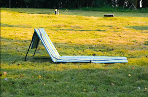 Klapvloer Stoel Biedt Rugondersteuning Strandstoel Strand Ligstoel <span class=keywords><strong>Mat</strong></span> Voor Picknick Kan Worden Aangepast Stijl En Kleur - Product Image 5