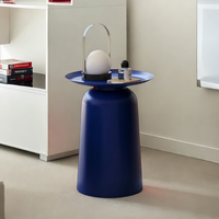 Table basse de style plateau en acier au carbone finition mate avec base sablier, table d'appoint moderne et minimaliste, durable et facile à nettoyer pour le salon