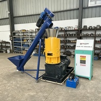 Broyeur à granulés de bois à performance stable 200 kg/h avec pompe à huile de lubrification automatique et boîte de vitesses durable pour une énergie durable