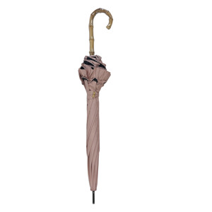 Paraguas Moderno Recto para Mujer con Mango de Bambú para Días Soleados y Lluviosos - Product Image 3