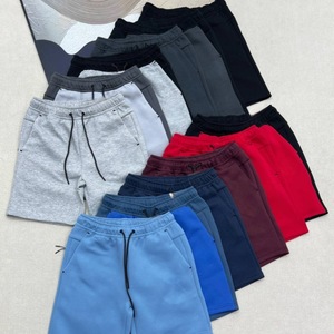 Pantalones Rectos para Hombre, Pantalones Cortos Casuales Holgados de Gamuza de Cinco Puntos, Novedad 2026, para Verano - Product Image 1