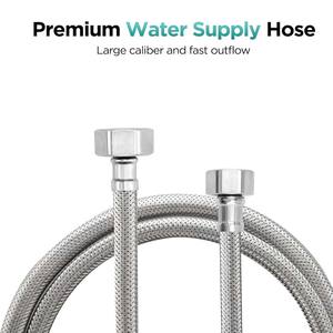 1/2 "x 1/2" connecteur de tuyau flexible en acier inoxydable tressé BSP raccord tuyaux queue connecteur Flexible bricolage remplacement - Product Image 5