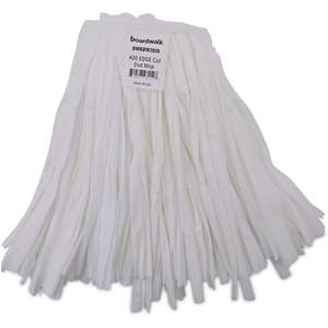 Boardwalk BWKBW2020 # 20 Mopas de Rayón/Poliéster No Tejidas con Borde Cortado, Blancas - 12/Caja - Product Image 2