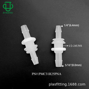 Connecteur à barbillon pour tuyau PVC JU Collection, filetage 1/2 po, raccord rigide traversant plaque pour tuyau en caoutchouc - Product Image 4