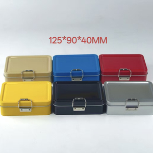 Boîte à biscuits en fer avec fermoir, pour gâteaux, pâtisseries flocon de neige, biscuits givrés, et emballage pour thé en boîte métallique - Product Image 4