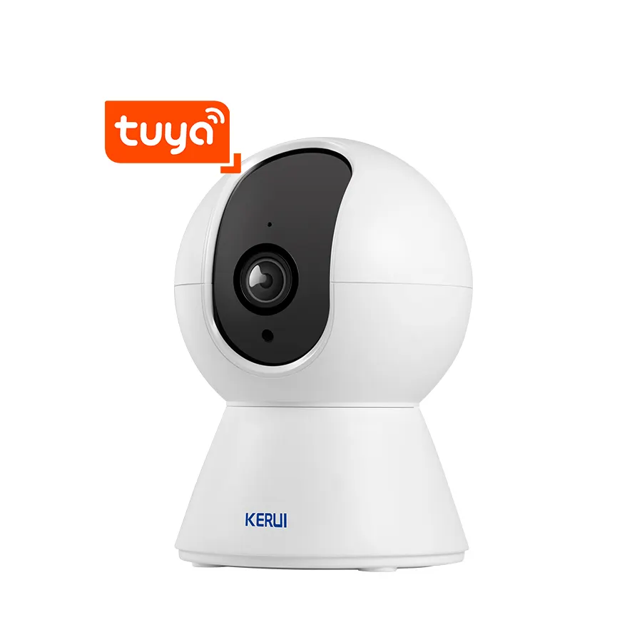 KERUI 3MP Full HD 360 Degree IP Smart Wireless Wifi Mini CCTV Camera with Night Vision tuya Indoor Camera