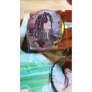 2 Broches de la Serie Heaven Official's Blessing para Mochila, Mercancía de Jing Hong <span class=keywords><strong>Yi</strong></span> Meng, Insignia de Tian Guan Ci Fu, Hua <span class=keywords><strong>Cheng</strong></span>, Xie Lian - Product Image 6