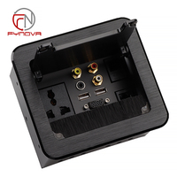 Cargador USB 3,5mm Audio VGA Brush Flip up Table Socket Tipo de producto Enchufes y enchufes