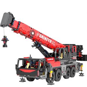 <span class=keywords><strong>Camion</strong></span> grue géant YC-22003 <span class=keywords><strong>1</strong></span>:8 en plastique ABS, jouet de construction, blocs de construction, voiture télécommandée 3D pour adultes - Product Image 6