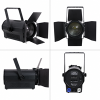 Projecteur LED COB motorisé 250W, profilé, RGB Ra>95, DMX512, zoom linéaire électrique, éclairage de scène, de conférence et de studio