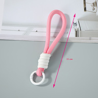 Cordon détachable en fer tressé, porte-clés, anneau de doigt en paracorde, ouvrable et coloré, pour téléphone portable, sac à dos et couteau