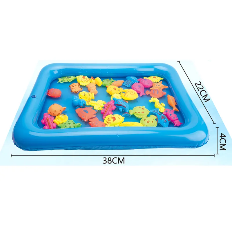 子供のためのプラスチック製の浴槽バスセット25個のインタラクティブゲーム魚を捕まえるおもちゃ