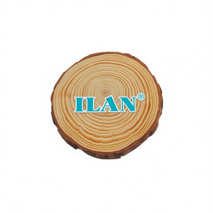 Base in legno ILAN 10-12 cm rotonda naturale per artigianato e decorazioni - Product Image 2