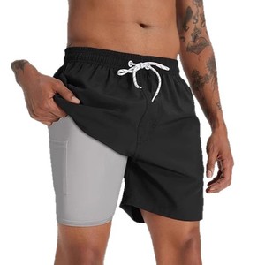 Shorts de bain pour hommes à imprimé numérique, en Spandex et Polyester, séchage rapide, avec poches, taille mi-haute 265 - Product Image 5