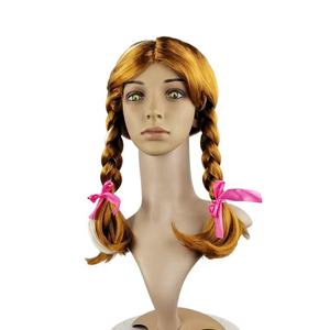 Disfraz de Elsa con accesorios de Anna, tocados de hermana, trenza simple, trenza doble, trenza gruesa, transformación a la moda. - Product Image 4