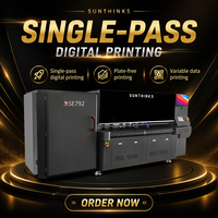 Printer Digital Industri Shunthinks Single Pass untuk Kemasan Bergelombang dengan Printhead Epson I3200 dan Tinta Berbasis Air