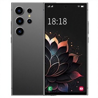 Smartphones S25 Ultra 5G Double SIM 16 Go + 1 To HD Deca Core Version Globale Android 14 LTE Écran LCD 2K 108 MP Anglais