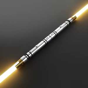 Bastila Shan Double-Blade LED Lightsaber With Metal Hilt Smooth Swing Infinite Color Changing Xenopixel 34 Custom Sounds - Product Image 1