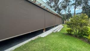 Motorized Curtain Google WiFi Control Window <strong>Vinyl</strong> Roller <strong>Blackout</strong> Made China Roller Blinds - Product Image 6