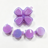 Pièce de rechange pour manette PS5 : Bouton directionnel en cristal, fonction D-pad, touches ABXY et levier analogique pour Astro Bot PS5