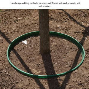 Bordure de jardin et de pelouse de couleur verte, épaisseur de mur 2 mm, hauteur 10 cm, par <span class=keywords><strong>rouleau</strong></span> de 10 m - Product Image 5