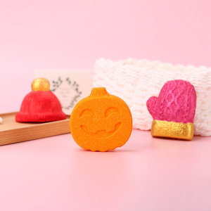 2025 serie de sombreros de Navidad baño Fizzies Soda sal caja de regalo fábrica al por mayor lindos regalos de vacaciones clásicos gran oferta Etiqueta Privada - Product Image 2