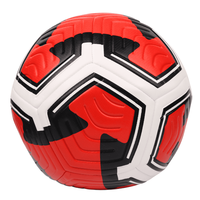 Ballon de football cousu à la machine Aiju, taille 5, en cuir PVC, durable, avec logo personnalisé, pour promotions et divertissements en extérieur