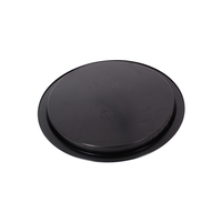 Factory Wholesale Custom Offset Printed Tinplate Metal Round Food Fruit Bar Non-Slip Large Packaging Tray for Bread