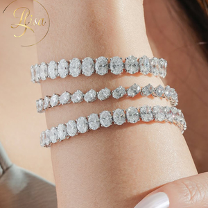 Bracciale <span class=keywords><strong>Tennis</strong></span> Personalizzato in Oro 18K con Diamanti VVS Coltivati in Laboratorio, Certificato IGI, <span class=keywords><strong>Gioielli</strong></span> Raffinati per Uomo e Donna - Product Image 1