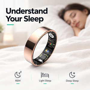 Anillo Inteligente TK5 al Mejor Precio con Control Remoto para el Cuidado Familiar, Frecuencia Cardíaca, VFC, Seguimiento del Sueño y del Estrés, 5ATM IP68, Carga Magnética - Product Image 4