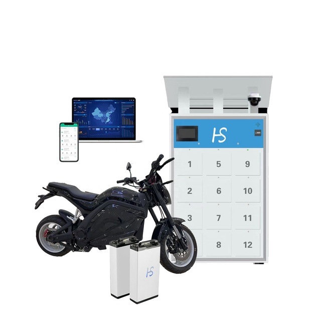 HS Customized Battery Swapping Station EV Motorcycle Scooter Power Swapping Station