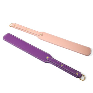 SP Tool SM Flirting Tri Color Vegetable Tanning Leather Sex Training Tool Adult Sex Products Sex Toys Hand Beats - Product Image 3