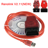 Renolink V2.11 2026 pour Renault : Outil de diagnostic automobile OBD2, programmeur de clés ECM UCH ECU