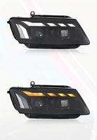 Feux avant LED pour Audi Q5 2008-2017, style RS, double couleur, DRL, clignotants séquentiels, lentille de projecteur, plug and play
