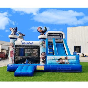 Trung Quốc <span class=keywords><strong>Inflatable</strong></span> Bouncer <span class=keywords><strong>Combo</strong></span> trượt nhảy lâu đài nhà bị trả lại màu xanh <span class=keywords><strong>Inflatable</strong></span> <span class=keywords><strong>Combo</strong></span> nhảy nảy lâu đài với Slide - Product Image 1