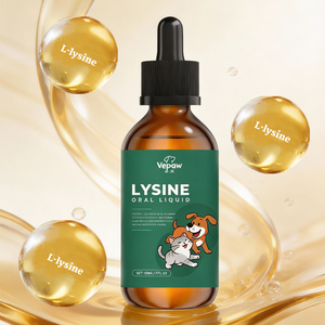L-<span class=keywords><strong>Lysine</strong></span> liquide <span class=keywords><strong>en</strong></span> gouttes <span class=keywords><strong>pour</strong></span> animaux de compagnie, complément de <span class=keywords><strong>lysine</strong></span>, soulage les symptômes de ronflement et de larmes chez les chiens et les chats, soutien immunitaire - Product Image 3