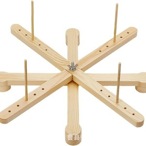 Estante de madera hecho a mano para hilo, para el hogar, para la organización y moldeado de bolas de hilo, para hilado artesanal, transfronterizo - Product Image 5
