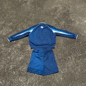 Custom Two Piece Sweatsuit Cut and <b>Sew</b> Tracksuit Design Streetwear 3m Reflective Nylon Mens Windbreaker Short <b>Set</b> - Product Image 2