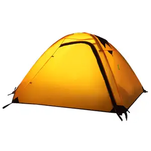 Outdoor Camping Prefabricated Waterproof Luxury Fiberglass Pole Resort Luxury Tent For Hiking