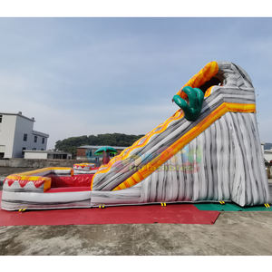 Tobogán Acuático Inflable Comercial al por Mayor, Castillo Hinchable con Tobogán de Agua de Dinosaurios para Fiestas Infantiles en el Patio Trasero - Product Image 5