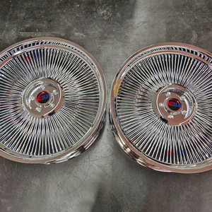 26 Inch Wire <b>Wheels</b> 5x114.3 Rims Classic Car Alloy Aluminium Rims Forged Rims <b>Spoke</b> Wire <b>Wheels</b> Chrome <b>Wheel</b> - Product Image 2