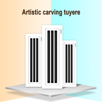 Diffuseur linéaire à fentes en aluminium et ABS pour CVC, grille d'aération de climatisation améliorée, vente chaude