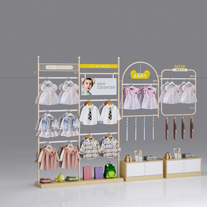 Exhibidores de Madera y Metal <span class=keywords><strong>para</strong></span> Minoristas, Multiusos, <span class=keywords><strong>para</strong></span> Tiendas, Ropa, Racks <span class=keywords><strong>para</strong></span> Ropa Infantil - Product Image 6
