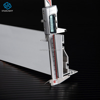 Cadre en aluminium extrudé simple face pour enseignes lumineuses, caissons lumineux et systèmes d'affichage en tissu