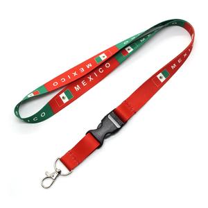 2026年ワールドサッカー記念品 アメリカ カナダ メキシコ 国旗 ネックストラップ ランヤード ホットセール ポリエステル製ランヤード - Product Image 4